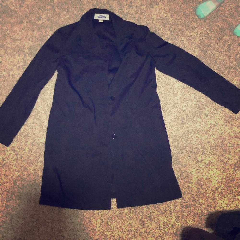 Black light coat slightly worn